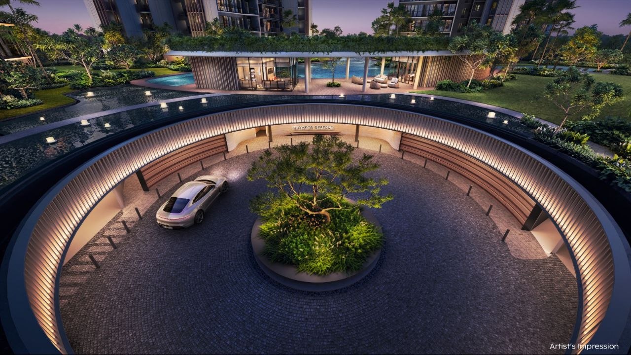 Thomson Reserve grand entrance artist impression